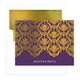 Moroccan Lace Foil Stamped Folded Note Cards with Lined Envelopes Image 7 of 8